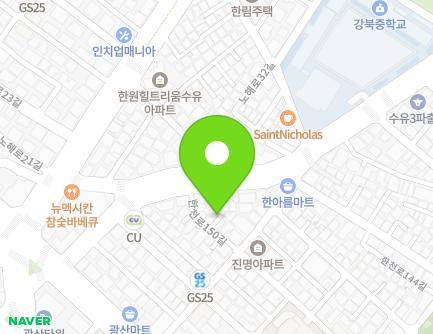 28-5 Hancheon-ro 150-gil, Gangbuk-gu, Seoul, Republic of Korea Map