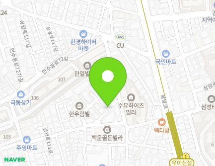 12-5 Samyang-ro 111ga-gil, Gangbuk-gu, Seoul, Republic of Korea Map