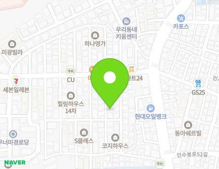 15-13 Insubong-ro 55-gil, Gangbuk-gu, Seoul, Republic of Korea Map