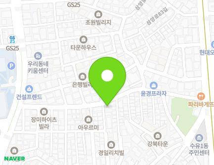 39 Samyang-ro 79-gil, Gangbuk-gu, Seoul, Republic of Korea Map