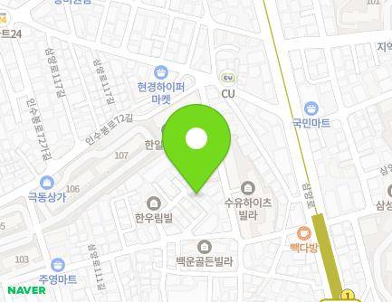 14 Samyang-ro 111ga-gil, Gangbuk-gu, Seoul, Republic of Korea Map