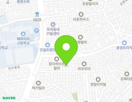 18-6 Insubong-ro 32-gil, Gangbuk-gu, Seoul, Republic of Korea Map