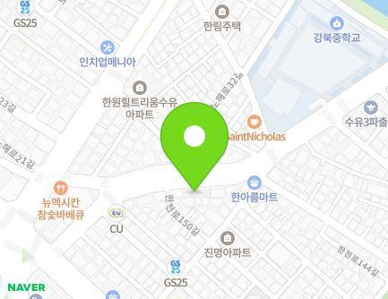 36 Hancheon-ro 150-gil, Gangbuk-gu, Seoul, Republic of Korea Map