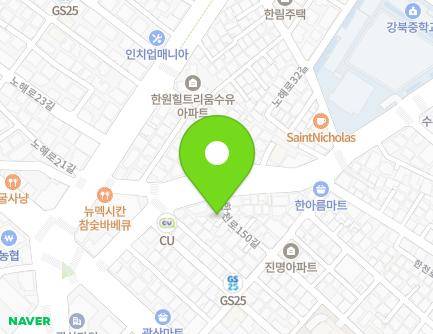 28-4 Hancheon-ro 150-gil, Gangbuk-gu, Seoul, Republic of Korea Map