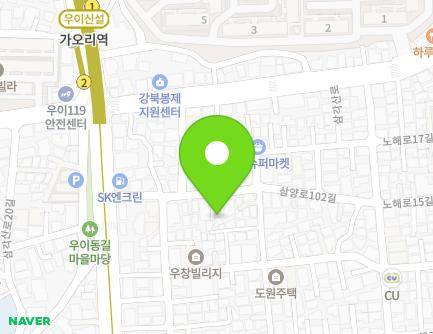 20-3 Samyang-ro 102-gil, Gangbuk-gu, Seoul, Republic of Korea Map