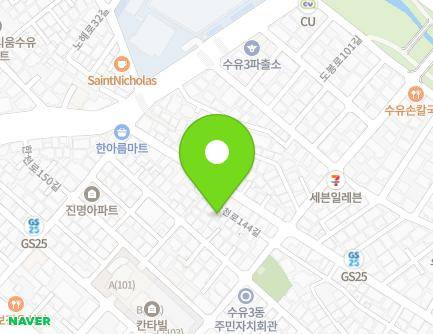 41-11 Hancheon-ro 144-gil, Gangbuk-gu, Seoul, Republic of Korea Map