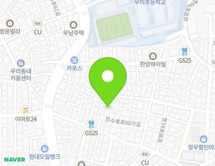 19-8 Insubong-ro 56-gil, Gangbuk-gu, Seoul, Republic of Korea Map