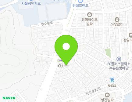 7 Insubong-ro 28ga-gil, Gangbuk-gu, Seoul, Republic of Korea Map