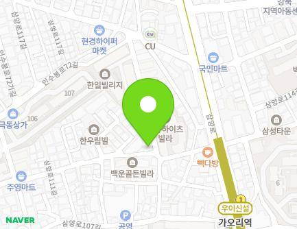 18-1 Samyang-ro 111-gil, Gangbuk-gu, Seoul, Republic of Korea Map