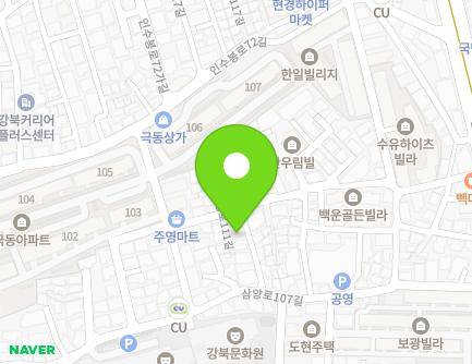 43-4 Samyang-ro 111-gil, Gangbuk-gu, Seoul, Republic of Korea Map