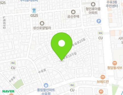 21 Suyu-ro 23ga-gil, Gangbuk-gu, Seoul, Republic of Korea Map