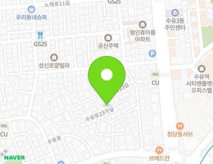 12 Suyu-ro 23ga-gil, Gangbuk-gu, Seoul, Republic of Korea Map