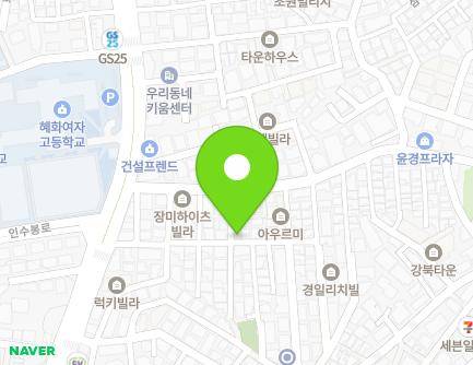 18-7 Insubong-ro 32-gil, Gangbuk-gu, Seoul, Republic of Korea Map