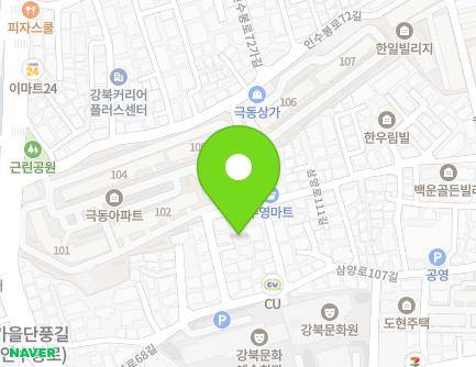 25-24 Insubong-ro 68-gil, Gangbuk-gu, Seoul, Republic of Korea Map