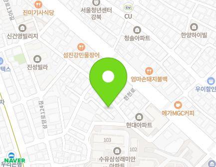 31 Hancheon-ro 161-gil, Gangbuk-gu, Seoul, Republic of Korea Map