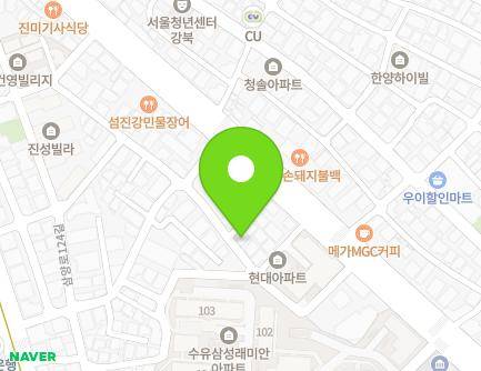 30 Hancheon-ro 161-gil, Gangbuk-gu, Seoul, Republic of Korea Map