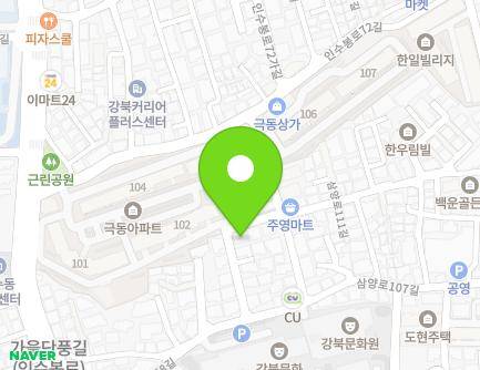 25-30 Insubong-ro 68-gil, Gangbuk-gu, Seoul, Republic of Korea Map