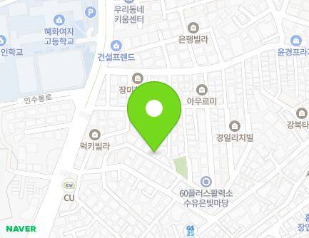 19 Insubong-ro 28na-gil, Gangbuk-gu, Seoul, Republic of Korea Map