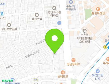 14 Suyu-ro 23-gil, Gangbuk-gu, Seoul, Republic of Korea Map