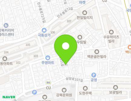 43-8 Samyang-ro 111-gil, Gangbuk-gu, Seoul, Republic of Korea Map