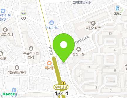 424-19 Samyang-ro, Gangbuk-gu, Seoul, Republic of Korea Map