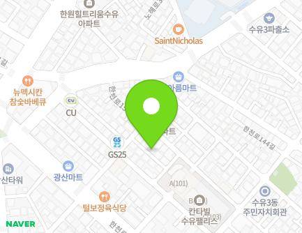 16-7 Hancheon-ro 148-gil, Gangbuk-gu, Seoul, Republic of Korea Map