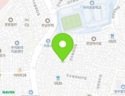 16 Insubong-ro 58-gil, Gangbuk-gu, Seoul, Republic of Korea Map