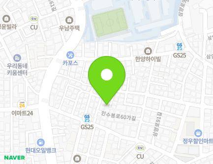 24-8 Insubong-ro 58-gil, Gangbuk-gu, Seoul, Republic of Korea Map