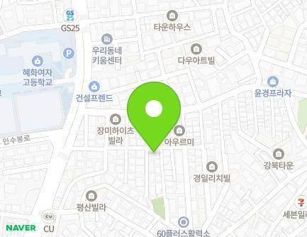 22-1 Insubong-ro 30-gil, Gangbuk-gu, Seoul, Republic of Korea Map