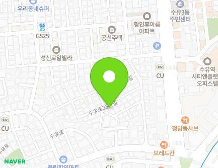 13 Suyu-ro 23ga-gil, Gangbuk-gu, Seoul, Republic of Korea Map