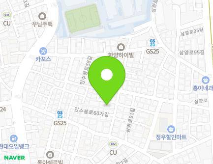 20-3 Insubong-ro 60ga-gil, Gangbuk-gu, Seoul, Republic of Korea Map