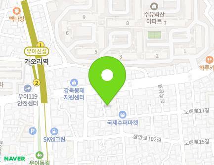 126-5 Samgaksan-ro, Gangbuk-gu, Seoul, Republic of Korea Map