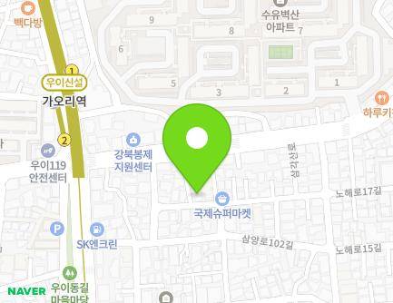 126-7 Samgaksan-ro, Gangbuk-gu, Seoul, Republic of Korea Map