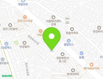 46 Hancheon-ro 161-gil, Gangbuk-gu, Seoul, Republic of Korea Map