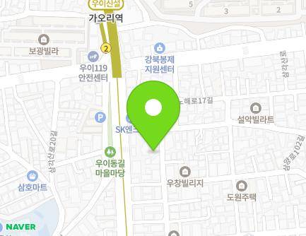 26 Samgaksan-ro 24-gil, Gangbuk-gu, Seoul, Republic of Korea Map