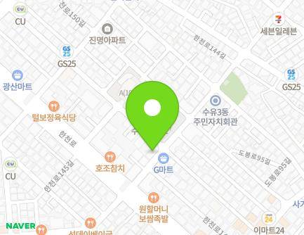 11 Hancheon-ro 144-gil, Gangbuk-gu, Seoul, Republic of Korea Map