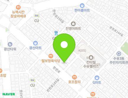 1064-3 Hancheon-ro, Gangbuk-gu, Seoul, Republic of Korea Map