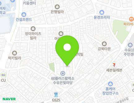 32-15 Insubong-ro 30-gil, Gangbuk-gu, Seoul, Republic of Korea Map