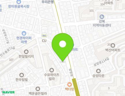 441 Samyang-ro, Gangbuk-gu, Seoul, Republic of Korea Map