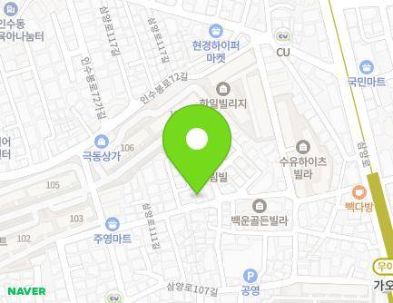 3 Samyang-ro 111ga-gil, Gangbuk-gu, Seoul, Republic of Korea Map