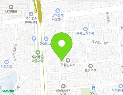 31 Samgaksan-ro 24-gil, Gangbuk-gu, Seoul, Republic of Korea Map