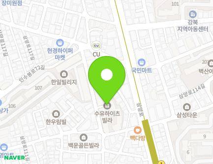 18-10 Samyang-ro 111-gil, Gangbuk-gu, Seoul, Republic of Korea Map