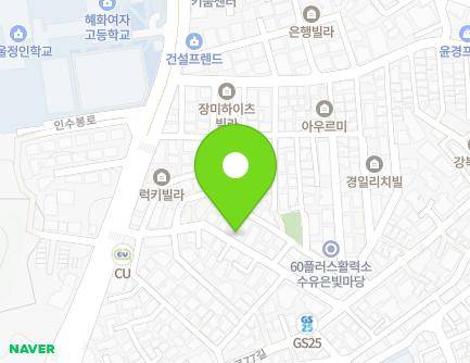 21 Insubong-ro 28-gil, Gangbuk-gu, Seoul, Republic of Korea Map