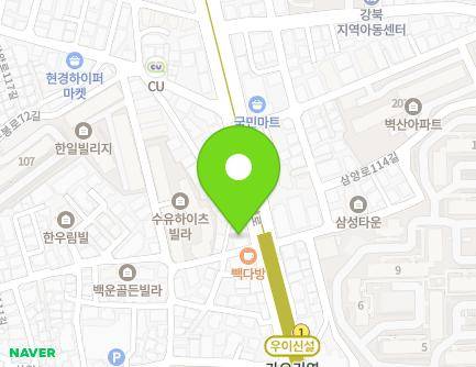 437 Samyang-ro, Gangbuk-gu, Seoul, Republic of Korea Map