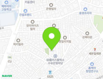 29-4 Insubong-ro 28na-gil, Gangbuk-gu, Seoul, Republic of Korea Map