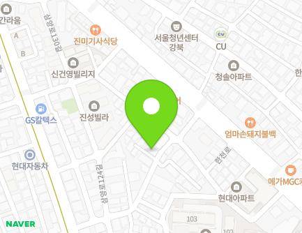 29-2 Samyang-ro 124-gil, Gangbuk-gu, Seoul, Republic of Korea Map