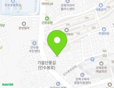 3-8 Insubong-ro 70-gil, Gangbuk-gu, Seoul, Republic of Korea Map