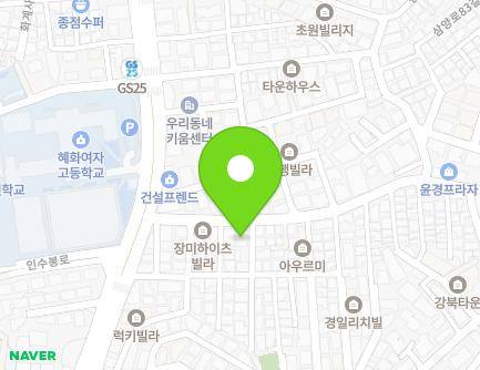 18-4 Insubong-ro 32-gil, Gangbuk-gu, Seoul, Republic of Korea Map