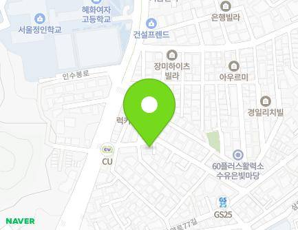 14-2 Insubong-ro 28-gil, Gangbuk-gu, Seoul, Republic of Korea Map