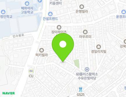 18 Insubong-ro 28na-gil, Gangbuk-gu, Seoul, Republic of Korea Map